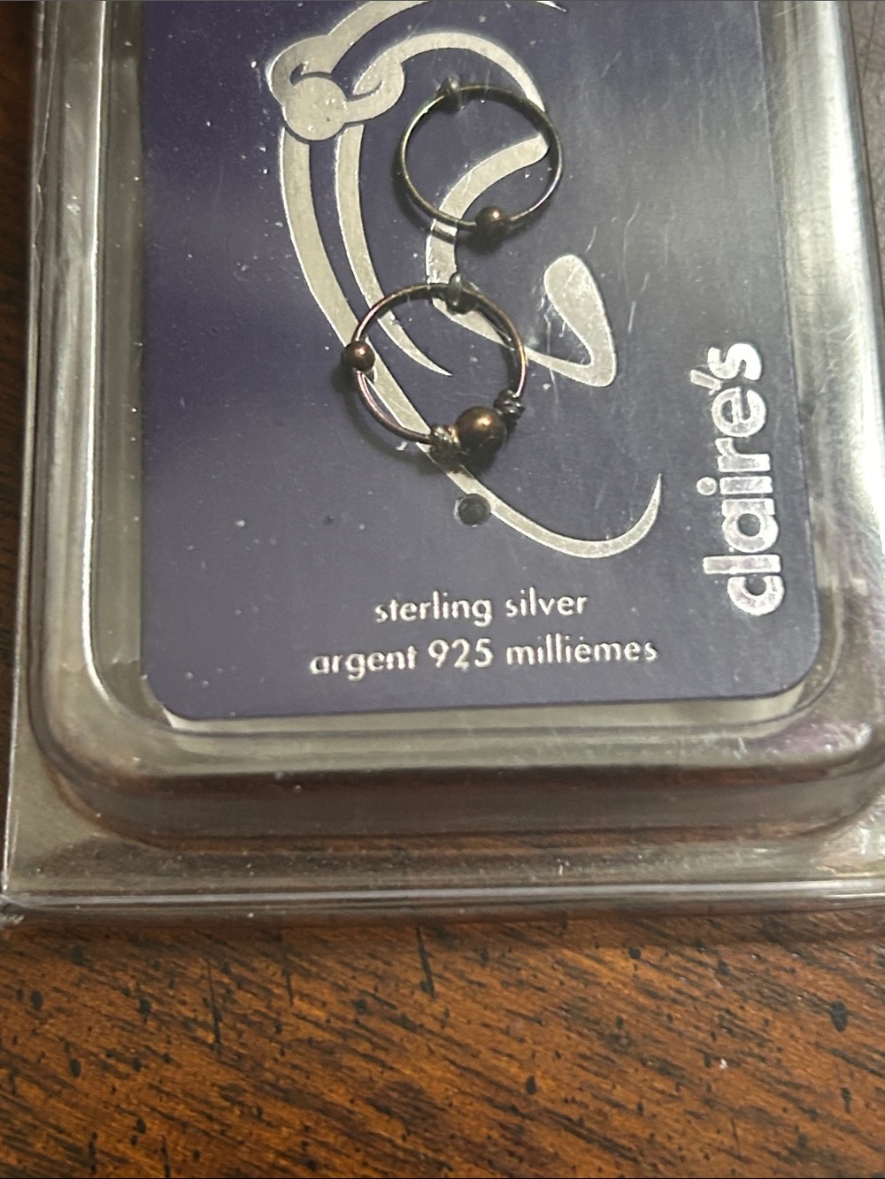 Sterling Silver Hoops - Picture 3 of 3